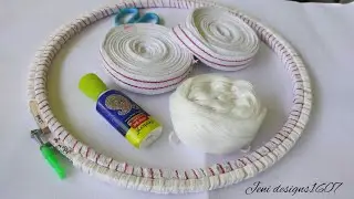 How to bind cotton rope in aari frame with tips / how wrap aari frame #aariframe #aarimaterials