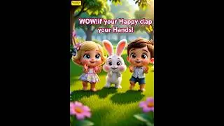 WOW!If You&rsquo;re Happy Clap Your Hands! 🥳 Luna Lucas Bunny Dance | Kids Songs&rdquo; #kids #nurseryrhymes