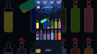 Hard Level | Water Sort Puzzle | Level 154 | Part 203 | Craft Gamer #trend #viral #gaming #trending