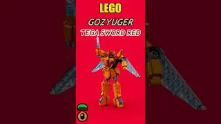Lego tega sword! #lego #legobuild #legorobot #powerrangers #gozyuger #shorts #supersentaiseries