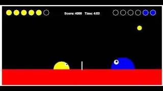 Slime volleyball: Big Blue Boss Defeated, Ground zero shot