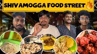 Shivamogga Food Court ಹೇಗಿದೆ...?? | Food Street in Shivamogga | Likhith Shetty Vlogs