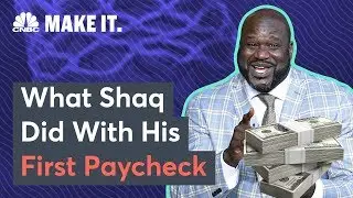 What Shaq Did With His First Check &mdash; And His Advice For Others | CNBC Make It.