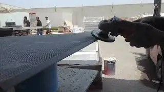 chiramic aux finishing leveling tiles corner by manually hand garner blade সিরামিক কোনো মিলানো