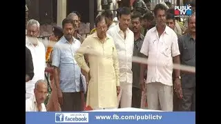 Ambareesh Cremation Preparation