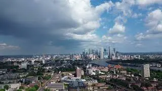 London Skyline May 2025 Drone shot