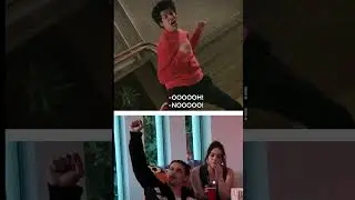 Cast of Cobra Kai react to Robby and Miguel&rsquo;s fight scene #shorts #cobrakai #funny