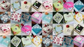 ✨Rectangle Shape Cake Design || Cake Images || Square Shape Cake Design || Birthday Cake Ideas #2025