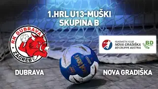 RK Dubrava Zagreb vs RK Nova Gradiška | 1. HRL U13 Muški (Skupina B)