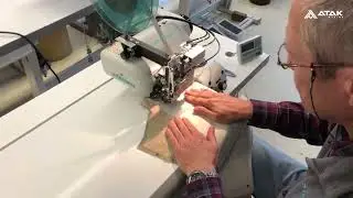 Strobel VEB100-6 Blind Stitch Fusing Tape Machine | Машина для потайного притачивания кромки