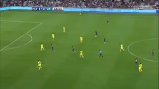 Desmarque de ruptura de Suarez a la espalda