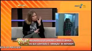 A Tarde é Sua: Revoltada, família de Bianca não aceita confissão de Sandro Dota