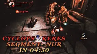 God of War Ghost of Sparta - 2 Cyclops and 4 Wraiths Segment NUR Strategy in 04:25 (04:50)