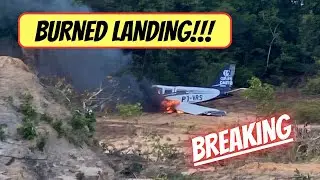 Family Escapes Seconds Before Plane Is Engulfed in Flames