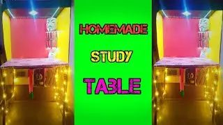 Homemade Study Table Under 500rs || How To Make Study Table || on youtube in 2024.....
