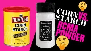 Cornstarch VS  RCMA Powder | BLURRED POURS & LASTED LONGER WITH MORE OIL CONTROL!!! WHO WON?!?