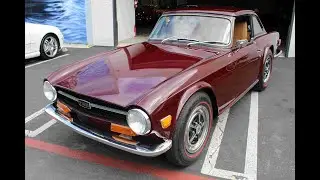 1969 Triumph TR6 2 owners from new. Factor hardtop & overdrive