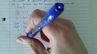 Laws of Growth and Decay | AP Calculus | 6.6 Example 1
