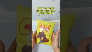 How to make paper squishy chiki balls✨ #diy #squishi #art #drawing #stuffing #asmr