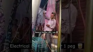 Electrical Engineer after one peg 😱🥃🤣🤣#funnyshorts #status #electricalengineering