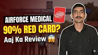 Airforce 02/2026 Medical: Why 90% Students Getting Red Card Today? 😱 #airforcemedical 