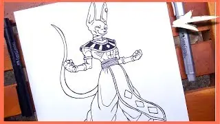 Como desenhar o Bills ( beerus ) deus da destruição