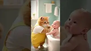 [SmartPaws Comedy] &ndash; naughty orange cat  #cartoon #animation #aihewan  #funny