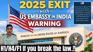 H-1B, F-1, H-4 Visa Holders: What the US Embassy &lsquo;Break the Law&rsquo; Warning Means? Your Visa Is at Risk