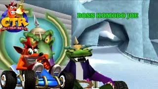 Crash Team Racing (CTR) PS 1 - Dragon mines (Boss Komodo Joe's)