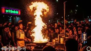 Indian Street Food Song 2026 | Wok On Fire (Street Food Skies) | Bass + Fire Vibes