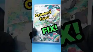 Restoring A Creased Card Gone wrong! #pokemoncards #pokemontcg #cardcollector #cardrestoration #psa