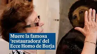 Fallece Cecilia Gim&eacute;nez, la autora de la pol&eacute;mica restauraci&oacute;n del Ecce Homo de Borja