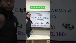 AIIMS Pharmacist 200+ Post Update #aiimspharmacist #aiims #pharmacy