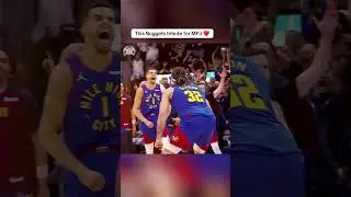 Памятная акция &laquo;Денвера&raquo; в честь Майкла Портера-младшего 👏 (через nuggets/TT)