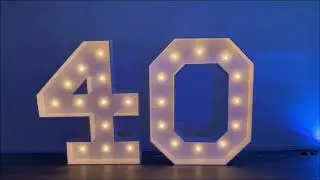 I Built 5ft LED Letters in Just One Night