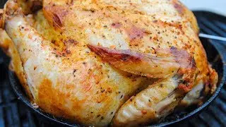 How to Roast a Chicken on a Weber Q1000 Without a Roasting Rack