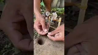Amazing DIY Trap Technique to Catch What's Hiding in That Hole! #DIYTrap #Hunting #OutdoorAdventures