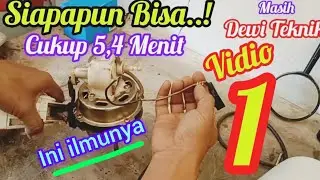 Vidio Cara Cepat dan Akurat Memperbaiki Kipas Angin Tidak Mau Berputar. Dinamo hanya Dengung