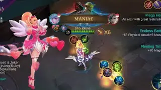Miya got Maniac & MVP 7 K1LLS 7 ASSIST! | Survival Mode | Mobile Legends