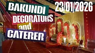 BAKUNDI DECORATORS and CATERER || Kalyani Suguna || 23/01/2026
