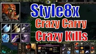 DotA 1 Yunero Crazy Carry - DotA 6.83d Style8x