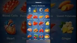 Food as Medicine |How Everyday Foods Support Specific Organs #healthydiet #healthyeating #food