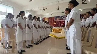 Graceful Beginnings: RCON 17th Batch - 2025 Lamp Lighting Ceremony at the College of Nursing