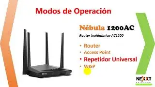 Nexxt Solutions | Nebula 1200AC - Configuración como repetidor universal
