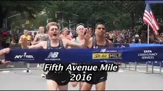 Fifth Avenue Mile 2016 - Eric Jenkins Wins with a Lean at the Tape!