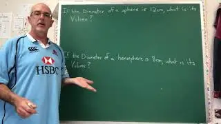 Volume of a Sphere, Given Diameter