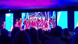 Fiona on stage competing for Miss Teen Massachusetts USA