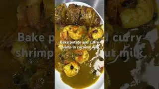 The best curry shrimp ever 🤞🏿