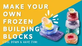 How to Make Colored Ice Sculptures | Fun Summer Art Activity to Keep Kids Cool