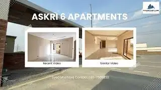 3 BEDROOM APARTMENT IS AVAILABLE FOR SALE AND RENT IN ASKARI 6 karachi
